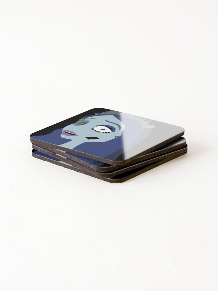 Thumbnail 4 of 5, Coasters (Set of 4), Corpse Bride designed and sold by sofjac.