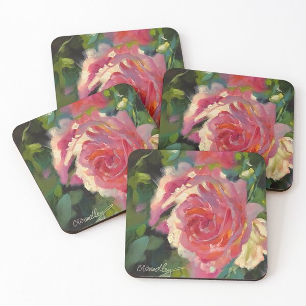 Item preview, Making Me Blush rose painting designed and sold by Chris Brandley.