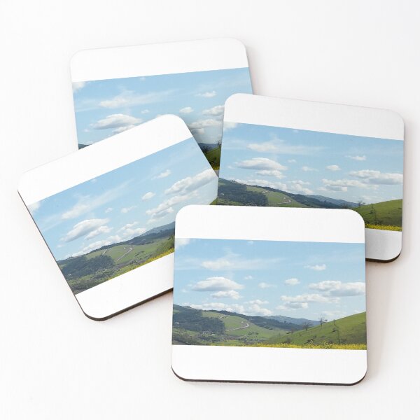 Item preview, Beautiful Green Hills and Yellow Flowers designed and sold by Ayadsan.