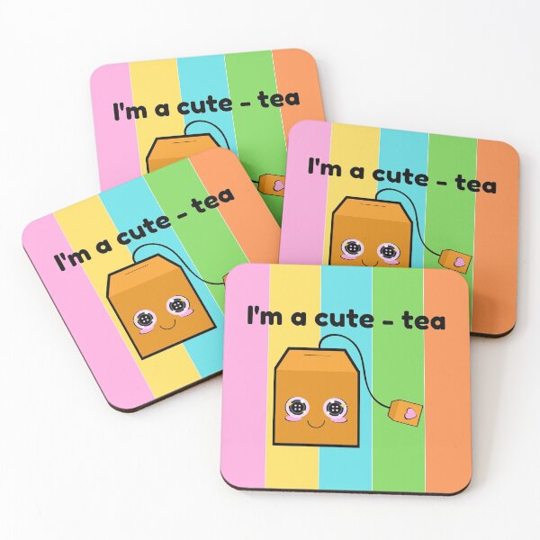 Item preview, Cute and Happy Tea Time designed and sold by buttonbaby.