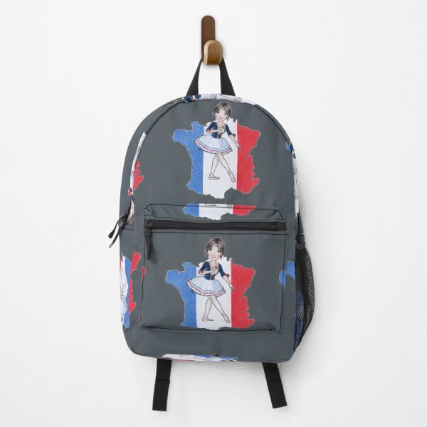 Item preview, French national flag ballet cute girl designed and sold by Katerina Makarova.