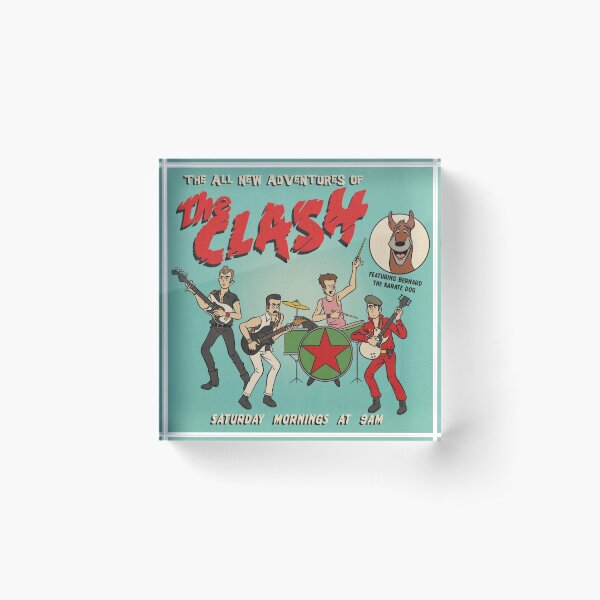 Cartoon Clash Acrylic Block
