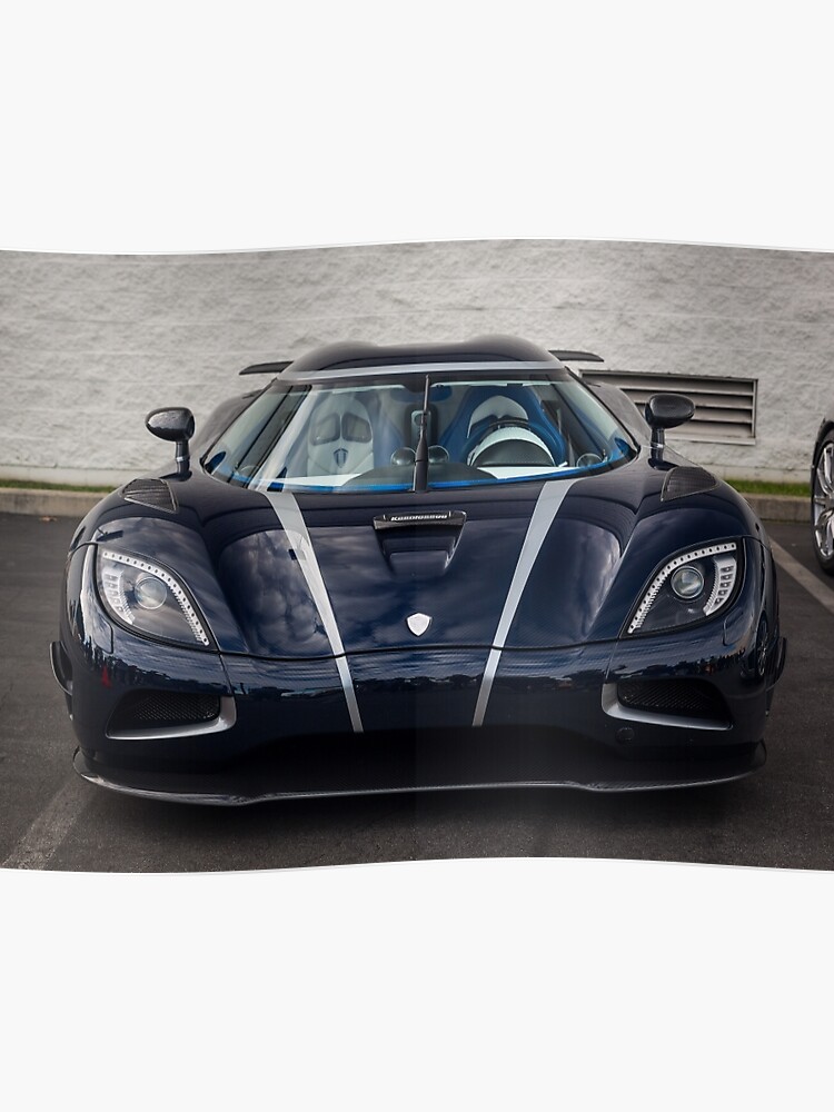 Face Of The Koenigsegg Agera R Poster