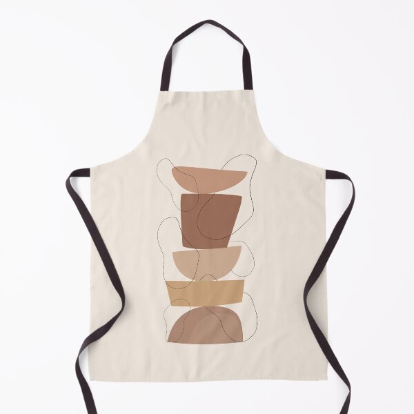 Item preview, Boho Abstract Shape Tower Warm Toned minimalist Print designed and sold by zedonee.