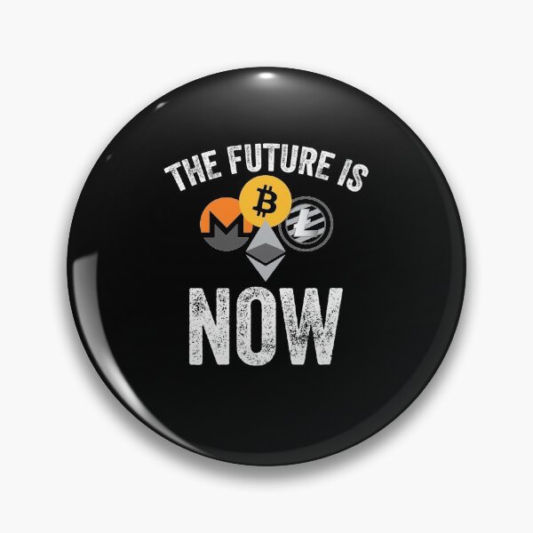 Item preview, The Future Is Now Cryptocurrency Blockchain Crypto Trader designed and sold by GnarlyGatorTees.