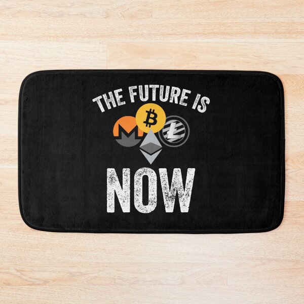 Item preview, The Future Is Now Cryptocurrency Blockchain Crypto Trader designed and sold by GnarlyGatorTees.
