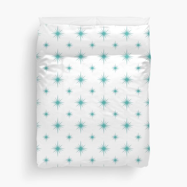 Item preview, Turquoise Starburst Mid Century Modern Pattern designed and sold by Orchard Berry.