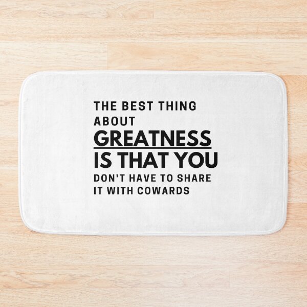 Item preview, Greatness - Motivational Gym saying designed and sold by FitBeast.
