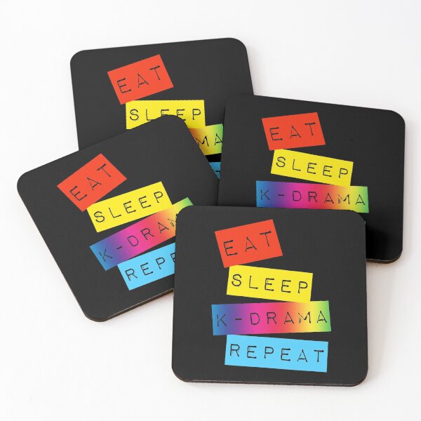 Item preview, Eat Sleep K-Drama Repeat designed and sold by Desznr.