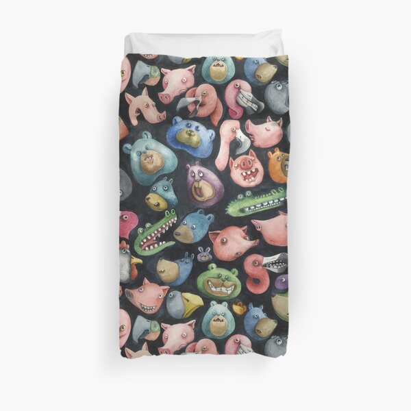 Thousand of animals Duvet Cover