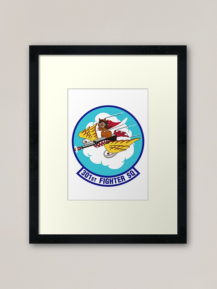 Alternate view of Model 39 - 301st Fighter Framed Art Print