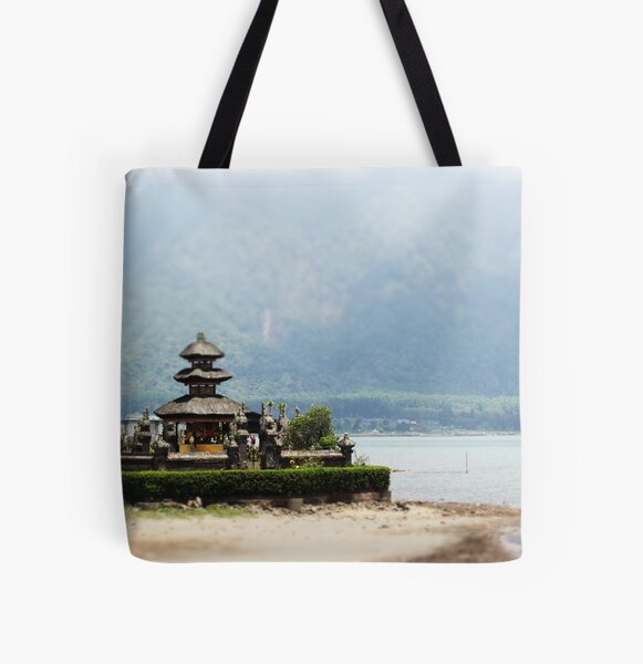 A Balinese Temple All Over Print Tote Bag