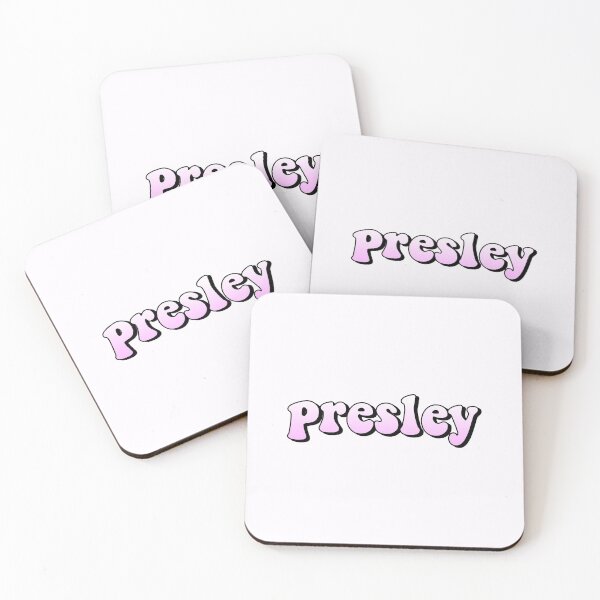 Item preview, aesthetic pastel pink gradient presley name designed and sold by STAR10008.