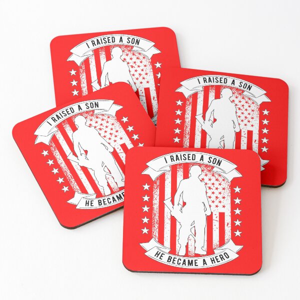 Item preview, Red Friday Military Gift Deployed Son Veteran Black White designed and sold by VDKMerch.