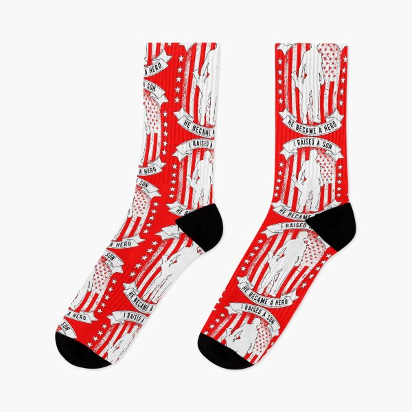 Item preview, Red Friday Military Gift Deployed Son Veteran Black White designed and sold by VDKMerch.