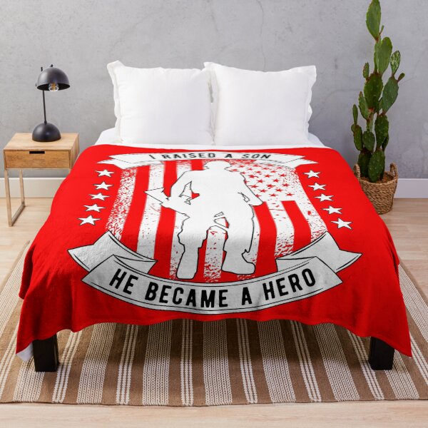 Item preview, Red Friday Military Gift Deployed Son Veteran Black White designed and sold by VDKMerch.