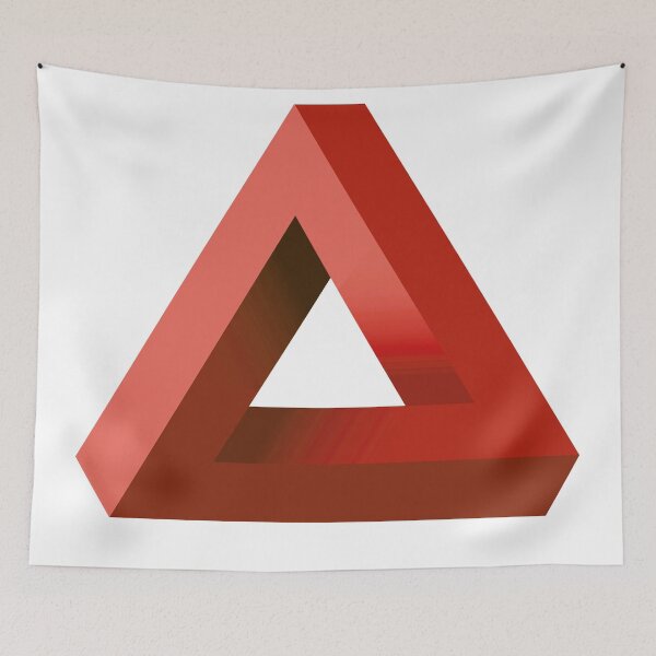 Item preview, Penrose Triangle (Red) designed and sold by Antlantern.
