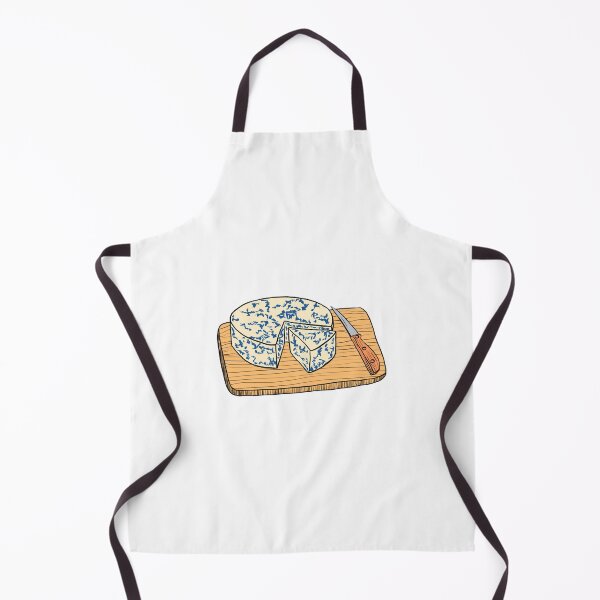 Item preview, Illustration of Blue cheese on a cutting board designed and sold by iswenyi.