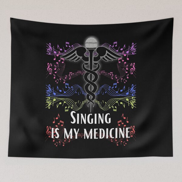 Item preview, Singing is my medicine designed and sold by Frosty1489.
