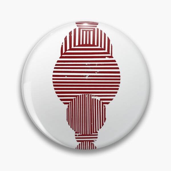 Item preview, Striped circles - red designed and sold by Silbek.