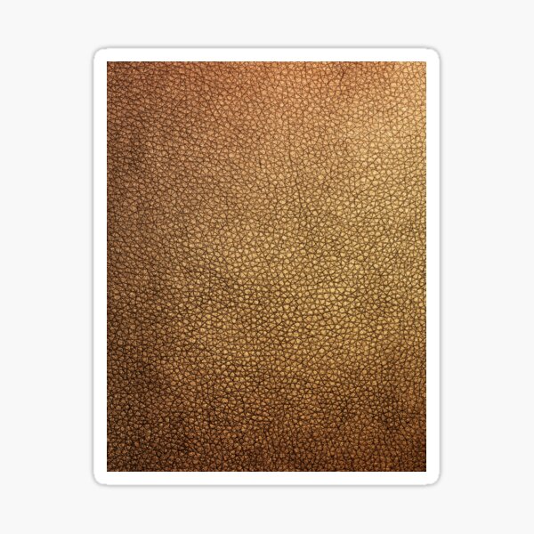 Metallic gold animalier leather pattern Sticker