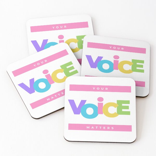 Item preview, Your Voice Matters designed and sold by BitsndPieces.