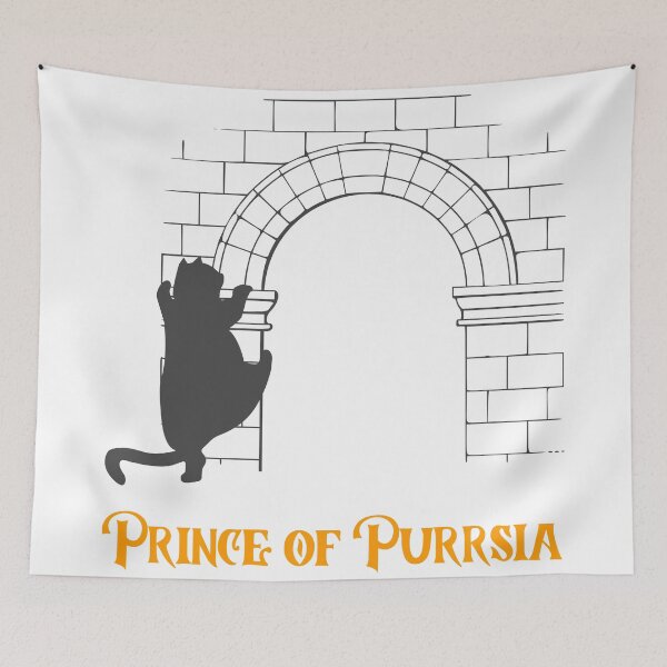 Item preview, Prince of Purrsia, Funny Cat Design designed and sold by PandaSoul.