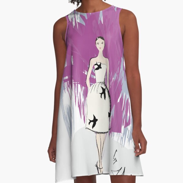 Fashion Haute Couture A-Line Dress