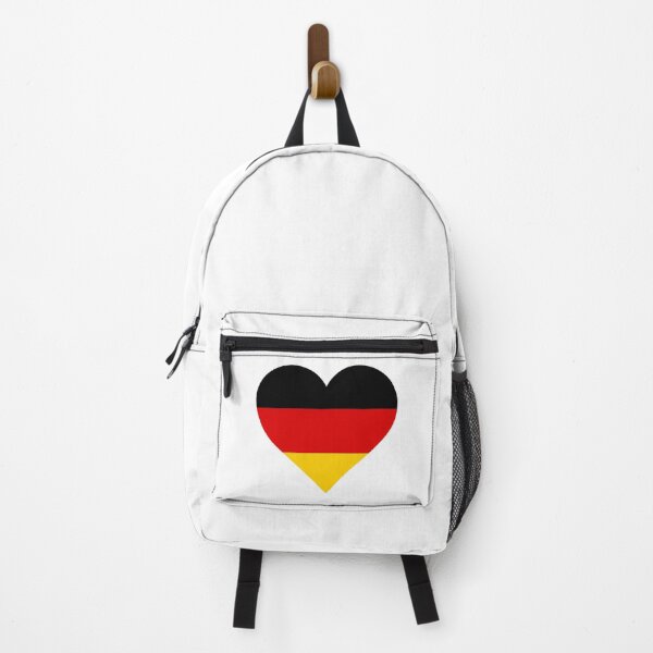 Item preview, Germany german flag ensign heart designed and sold by GeogDesigns.