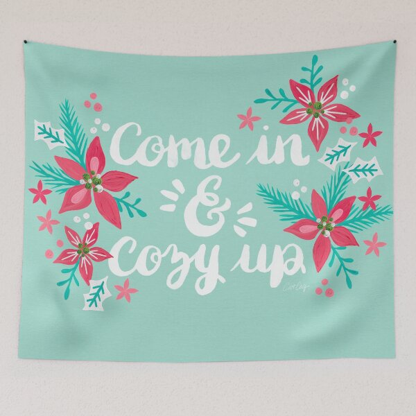 Item preview, Come in & Cozy Up – Mint designed and sold by Cat Coquillette.