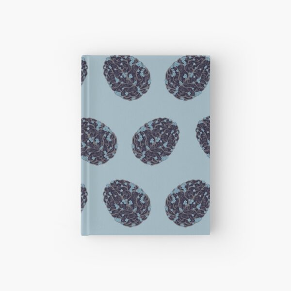 Forget Me Not Pattern Hardcover Journal