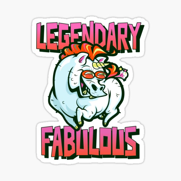 Item preview, legendary animals - fabulous unicorn designed and sold by ZenCloak.