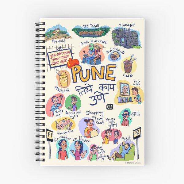 Item preview, Pune tithe kay Une - Poster based on Pune City designed and sold by RuAndChai.