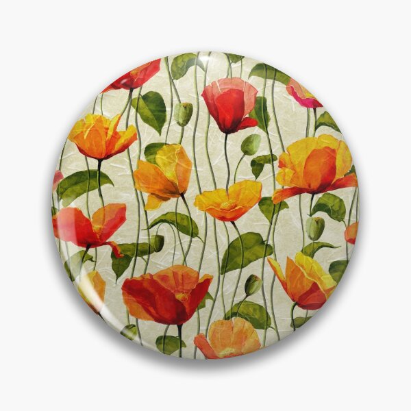 Item preview, Vintage Textured Poppies patterns, Remembrance day designed and sold by EgleG.