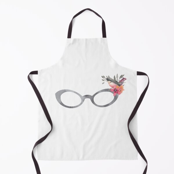 Item preview, Grey Eyeglasses With Flowers And Bird designed and sold by Primroaddesigns.