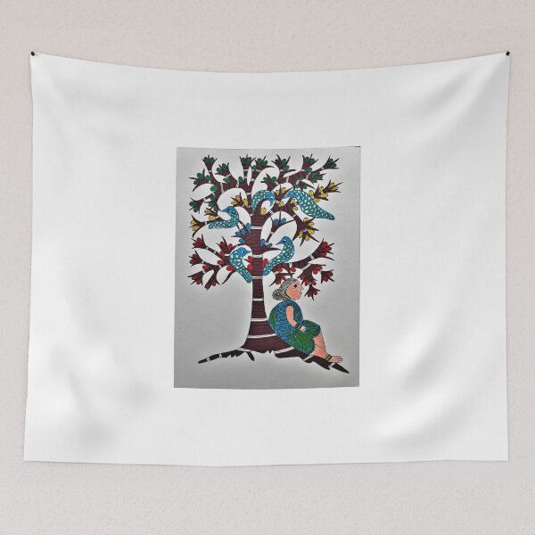 Item preview, Indian Village Lady Resting designed and sold by Pooja Singh.