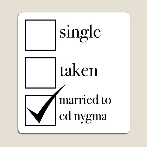 married to ed nygma Magnet
