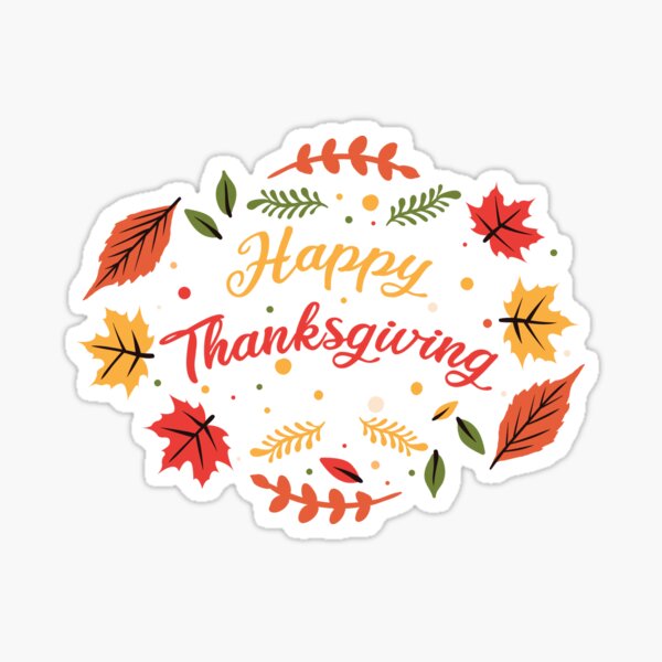 69inx46in Decal Sticker Multiple Sizes Happy Thanksgiving Business Holidays and Occasions Happy Thanksgiving Outdoor Store Sign Orange One Sticker 