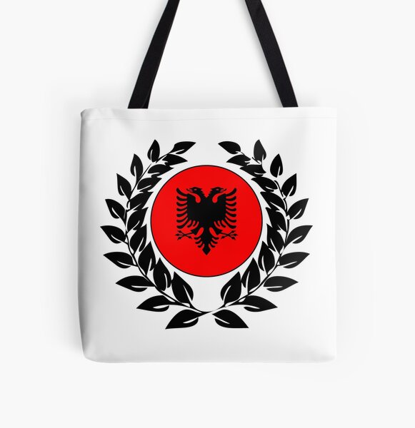  Albania,Flag of Albania,Albania Flag. Tote Bag : Clothing,  Shoes & Jewelry