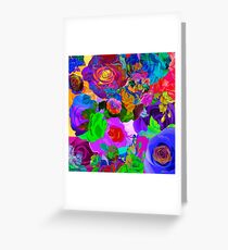 Roses Upon Roses Greeting Card