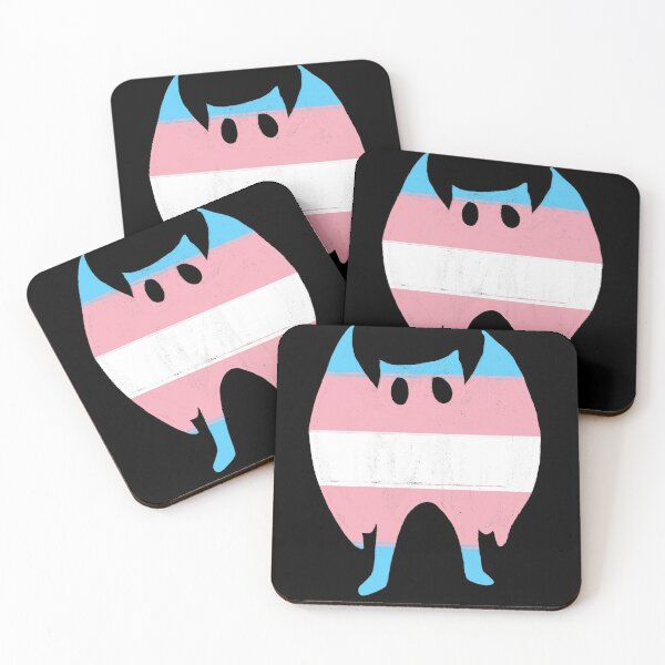 Item preview, Mothman trans pride (black background)  designed and sold by Alex Tal.