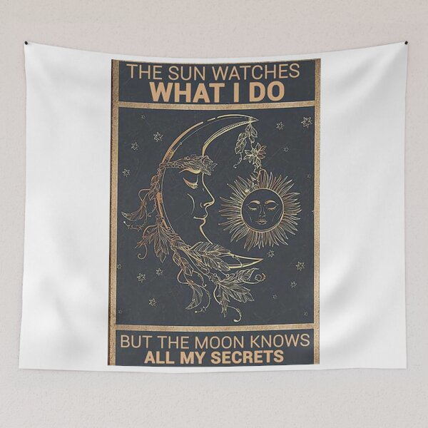 Item preview, Boho Moon Quote Potrait designed and sold by olgajeffers.