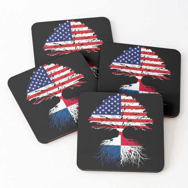 Item preview, Panama Roots,  Panamanian American, Panama USA Flags  designed and sold by maindeals.