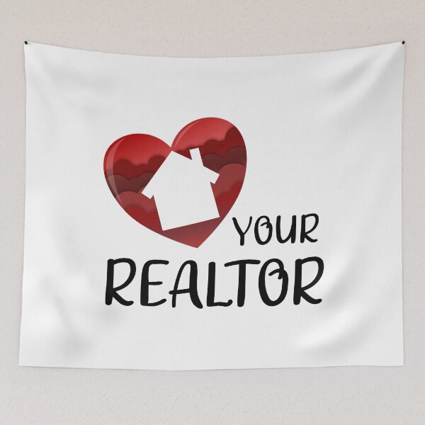 Item preview, Love your Realtor - heart designed and sold by Rooks-Artworks.
