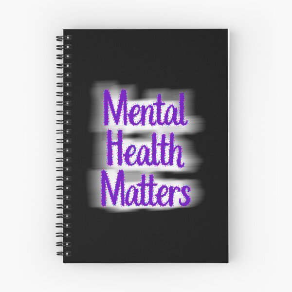 Item preview, Mental Health Matters Purple Text Affirmation designed and sold by CottoVerdi.