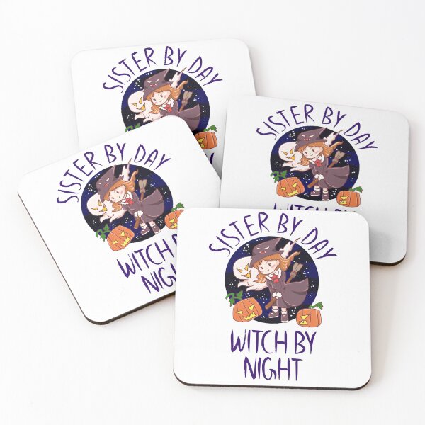 Item preview, Sister by Day Witch by Night Apparel Halloween Costume designed and sold by trendo.