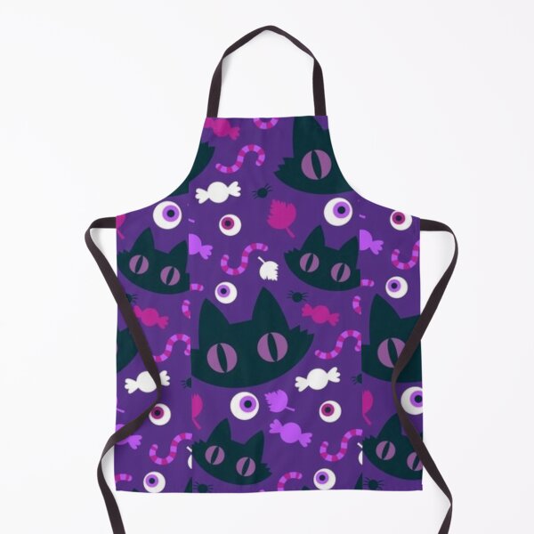 Item preview, Purple, violet, dark blue, pink, cute Halloween watercolor pattern, boo, witch, candy, bat, witch hat, pumpkin, latest Halloween bestselling, trending designed and sold by August-E.