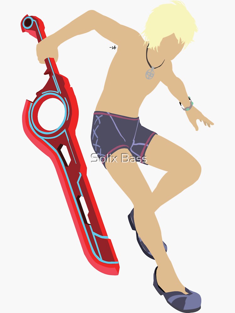 Swimsuit Shulk Sticker By Geekbass Redbubble