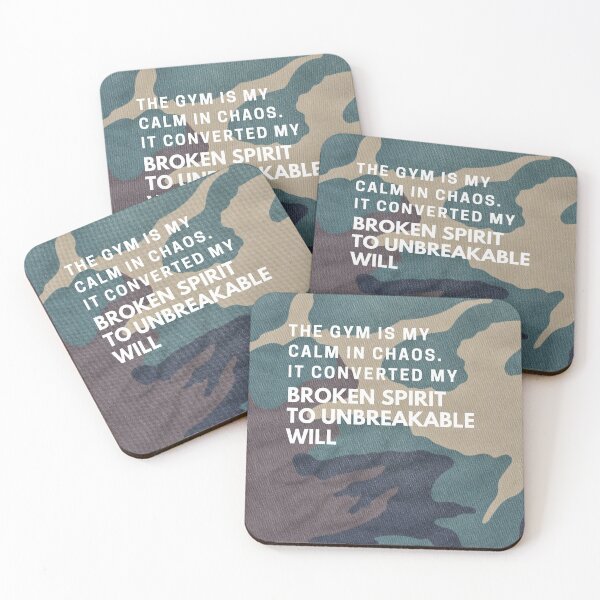 Item preview, Gym Motivation - It converts my Broken spirit to Unbreakable Will designed and sold by FitBeast.