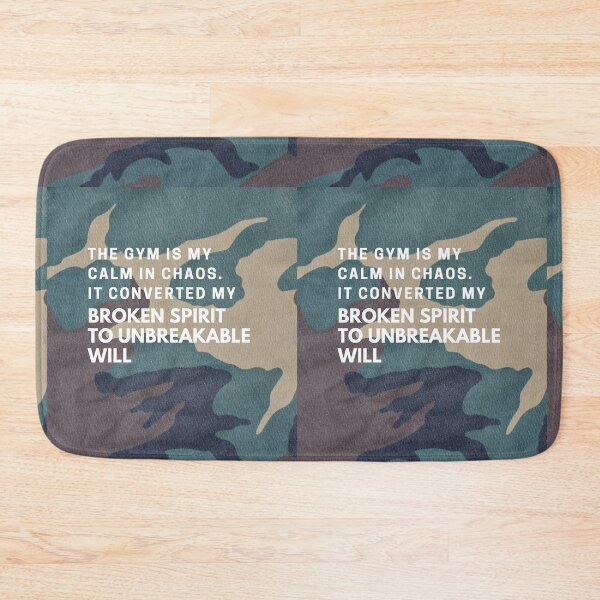 Item preview, Gym Motivation - It converts my Broken spirit to Unbreakable Will designed and sold by FitBeast.